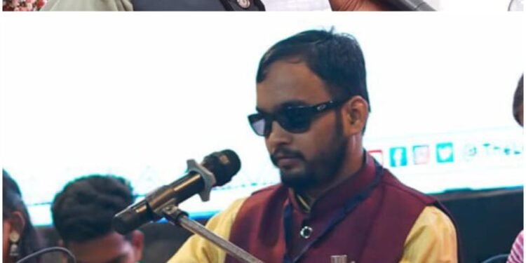 Determination triumphs over visual impairment: Abhinandan becomes an example of self-reliance, now shaping the future of new talents