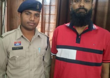 A criminal involved in hooliganism in Fatehshah Market was arrested – Kotwali police gave a severe lecture.
