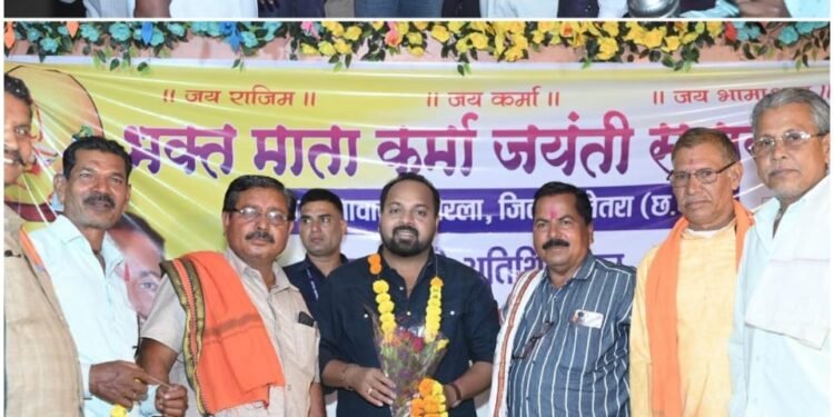 The life of devotee Mata Karma is a unique example of service, hard work, sacrifice and dedication towards society - Sahu