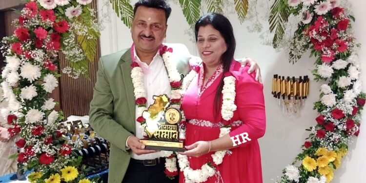 Chetan and Manisha Tarwani honored with Laxmi Narayan Award