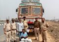 18 kg of ganja and a truck seized