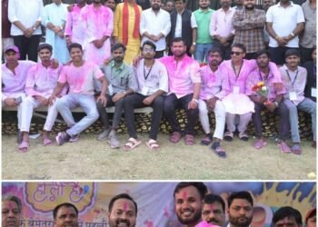 MLA Dipesh Sahu attended the program “Colors of Holi – With Bemetara” as the chief guest.