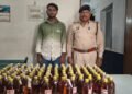 Accused Ishwar alias Bittu arrested with 120 quarters of illegal country liquor
