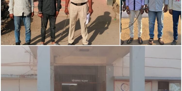 Raipur Police is continuously taking action against criminal elements