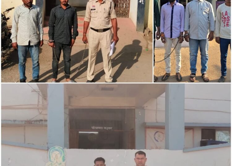 Raipur Police is continuously taking action against criminal elements