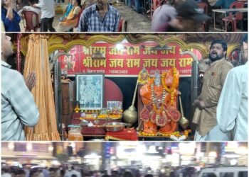 Kuber Rathi's continuous Mahabhandara at the 'Sarva Dharma Hanuman Temple' at Raipur Railway Station