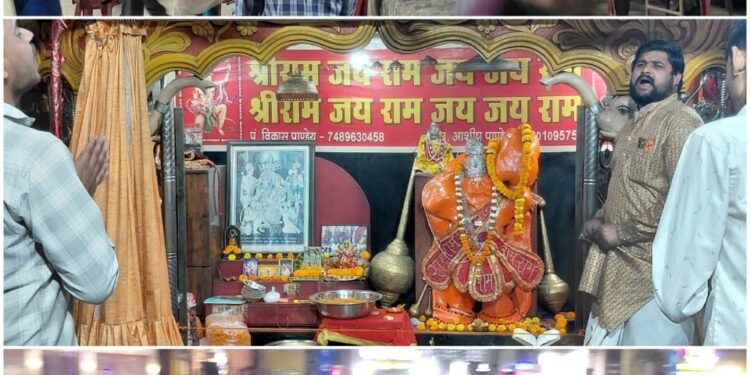 Kuber Rathi's continuous Mahabhandara at the 'Sarva Dharma Hanuman Temple' at Raipur Railway Station