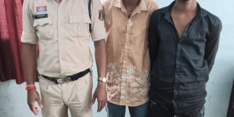 Two accused arrested for committing theft in a vacant house