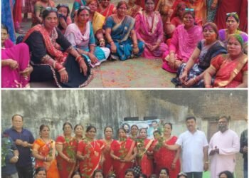 Holi Milan organized by Sampoorna Brahmin Matrishakti Parishad Bilaspur.