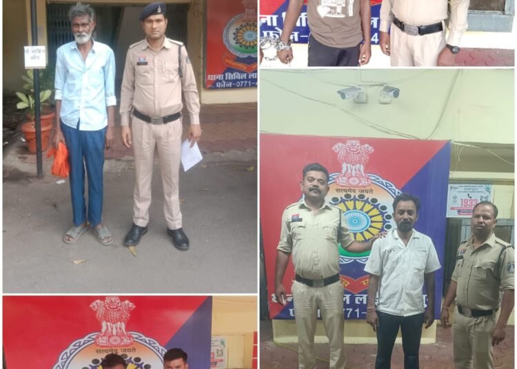 Central Zone Commissionerate Raipur continues to arrest warrantees