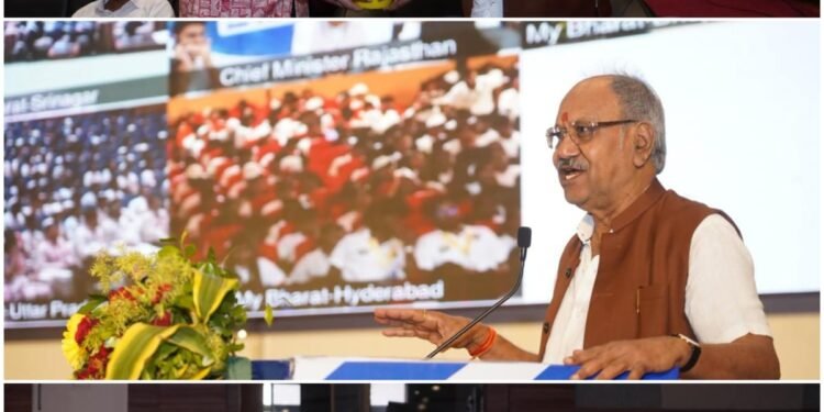 Youth inspiration Shri Brijmohan Agrawal gave the mantra of nation building at the closing ceremony of 'MY Bharat Budget Quest'.