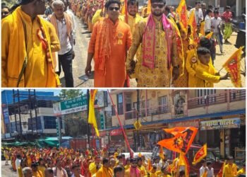 Six kirtan groups will participate in the Harinam Sankirtan organized by Shri Radha Krishna Manas Samiti, Tikrapara.