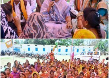 Minister Laxmi Rajwade's public interaction under the Village-Settlement Chalo campaign