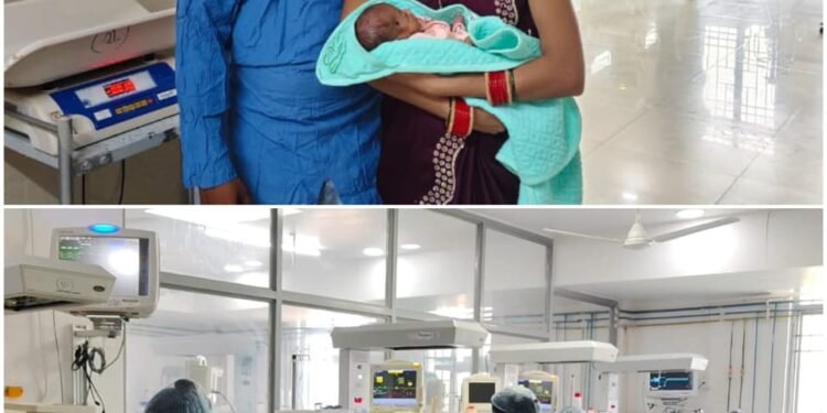 Newborns are getting new life in District Hospital Balodabazar