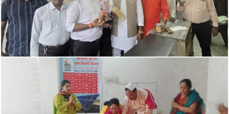 Tejasvi Kisan Mart's 10th store and central warehouse inaugurated with grand ceremony, Satyanarayan Katha