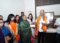 An example of public service: MP Brijmohan Agrawal distributed cheques to 84 beneficiaries