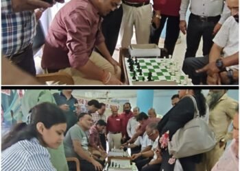 Raipur News : (Newsxpress)। प्रेस क्लब द्वारा आयोजित “खेल मड़ई” श्रृंखला के अंतर्गत आज स्वर्गीय योगेश यदु स्मृति शतरंज प्रतियोगिता का शुभारंभ किया गया। कार्यक्रम के मुख्य अतिथि छत्तीसगढ़ राज्य जैव विविधता बोर्ड