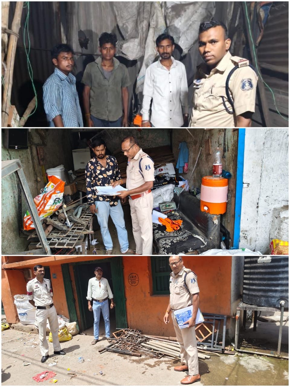 Police conduct intensive checking campaign against scrap dealers and yard operators