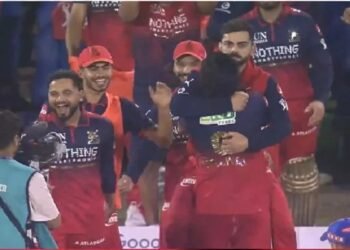 Virat Kohli's bat roared in Raipur as RCB defeated MI in a thrilling match.