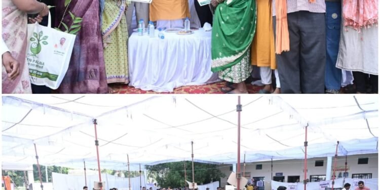 आरंग/रायपुर :- छत्तीसगढ़ शासन के कैबिनेट मंत्री गुरु खुशवंत साहेब जी के मार्गदर्शन में नगर पालिका परिषद आरंग द्वारा शासकीय अरुंधती देवी उत्कृष्ट अंग्रेजी माध्यम विद्यालय परिसर में 'विशाल सुशासन शिविर' का सफल आयोजन किया गया। वार्ड क्रमांक 1 से 17 तक के नागरिकों के लिए आयोजित इस शिविर का मुख्य उद्देश्य शासन