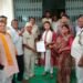 Bharatiya Kisan Sangh gheraoed the SDM office demanding canal expansion, gram procurement, area revision and improvement in fertilizer distribution system.