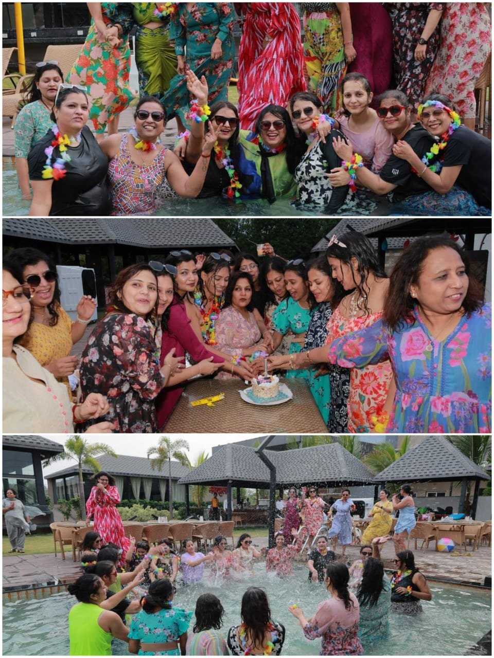 Rotary Club of Raipur Elegance celebrated Charter Day with a grand pool party at a private resort.