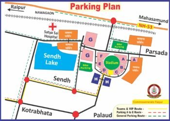 RCB vs KKR: IPL excitement in Raipur, police release parking and road plan