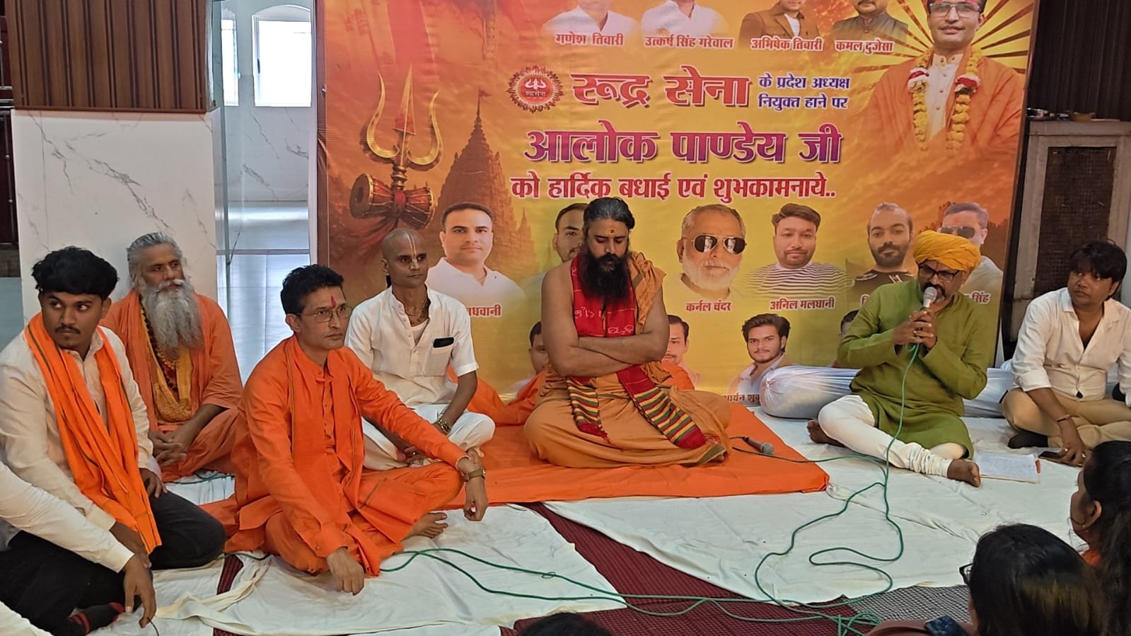 Rudra Sena holds a major meeting in Raipur under the Sanatan Janjagran Abhiyan, vowing to expand the organisation from village to village.