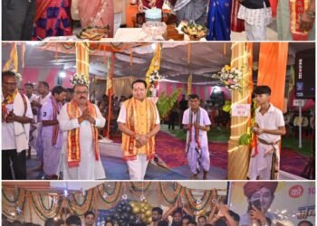 Basna MLA Dr. Sampat Agarwal's birthday celebrated with religious rituals and service activities