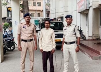 Lalit Sahu alias Vicky, the husband accused of murdering his wife due to a family dispute, has been arrested.