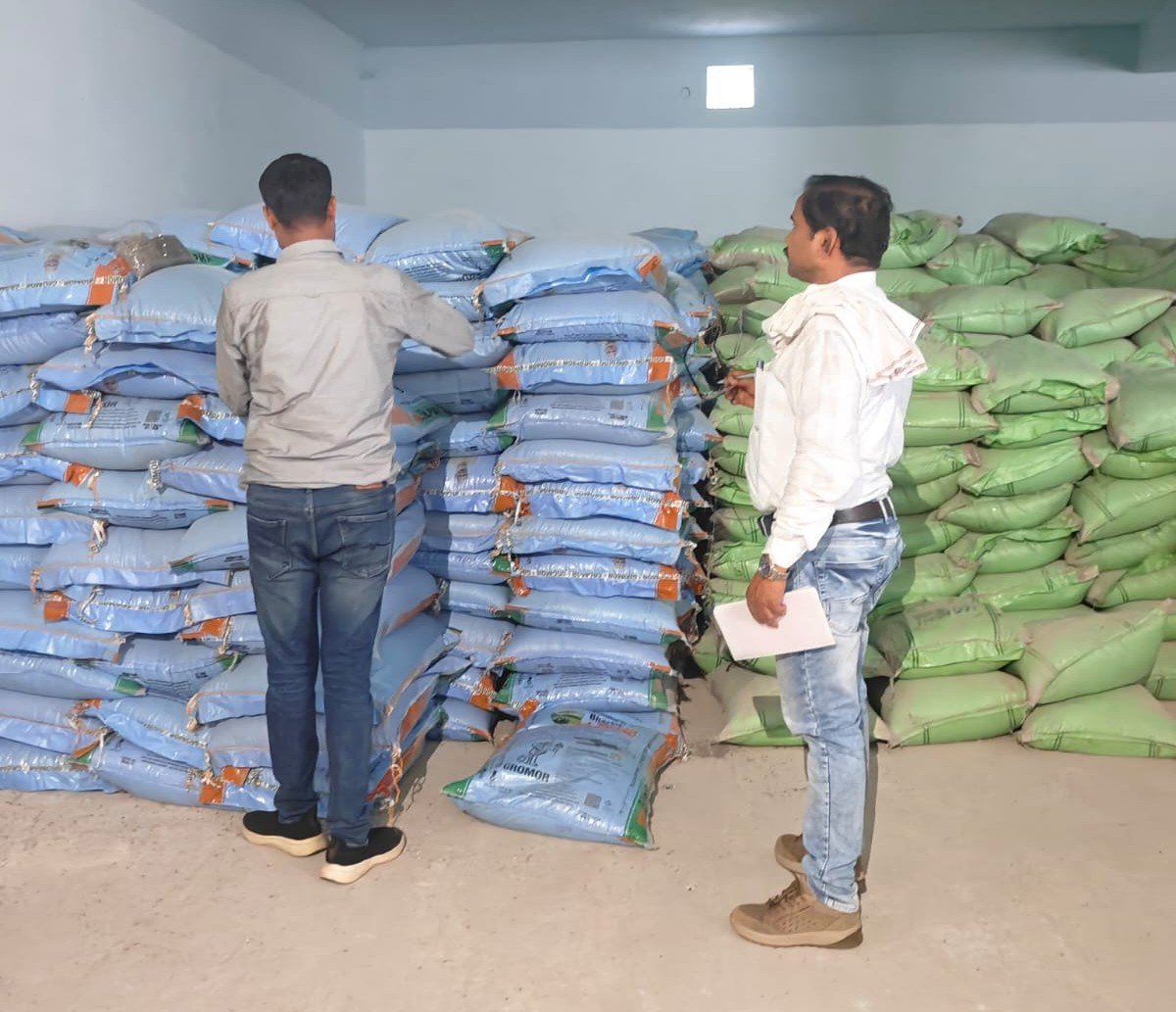 Notices issued to three fertilizer and seed shops in this district of Chhattisgarh