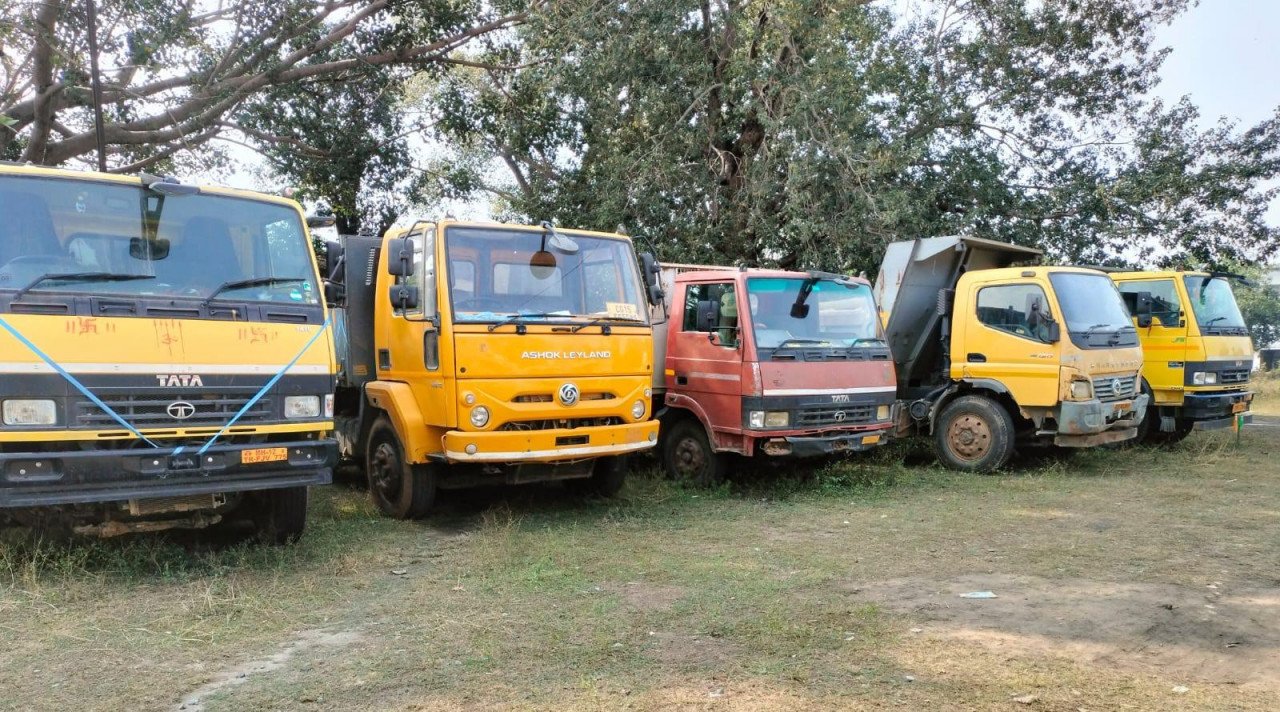 Mineral department cracks down on illegal transportation of coal and sand, 8 vehicles seized, several cases registered