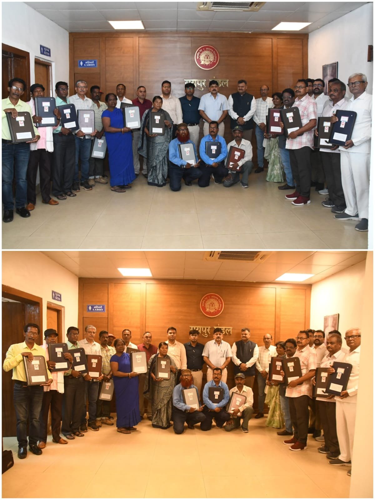 18 members of the Raipur Division railway family retire; retirement payouts exceed ₹8.19 crore.
