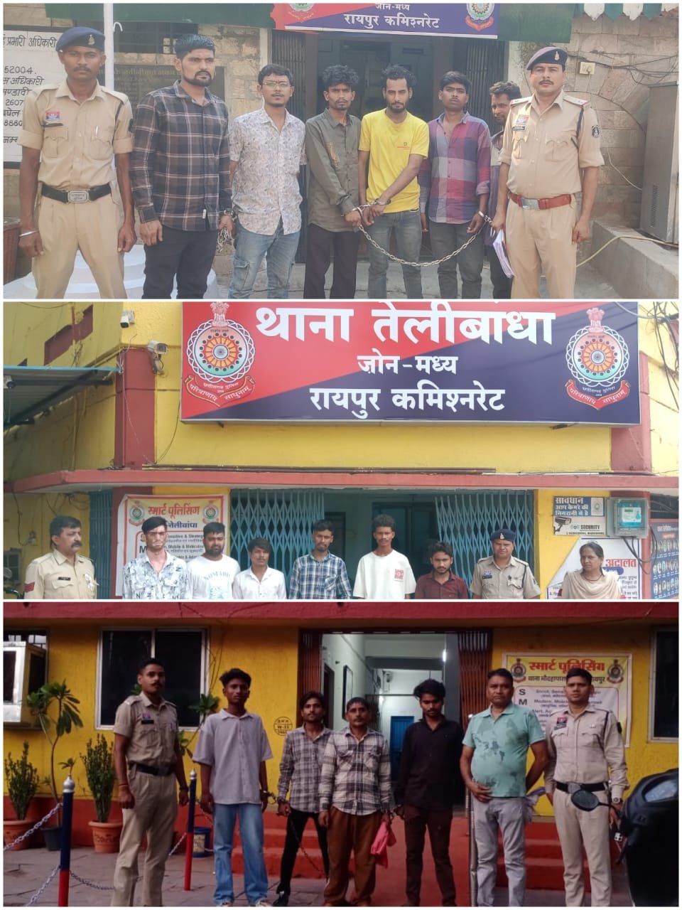 Raipur Police Commissionerate conducts special operation, 154 persons sent to jail in a week