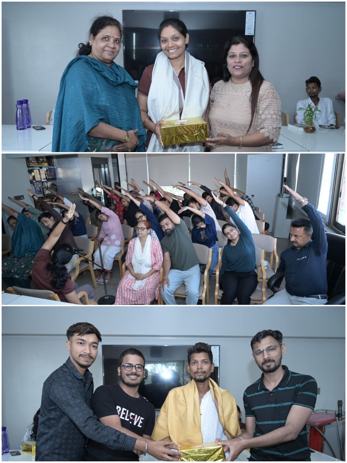 "15 minutes of yoga, balance for the entire day" – Vasudha Rahi