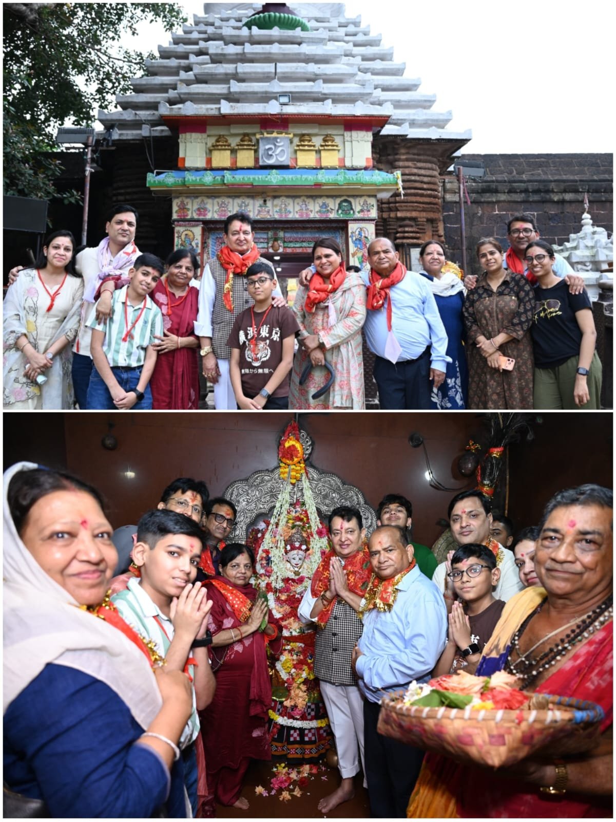 MLA Dr. Sampat Agrawal arrived in Odisha with his family to seek the blessings of Mahaprabhu.