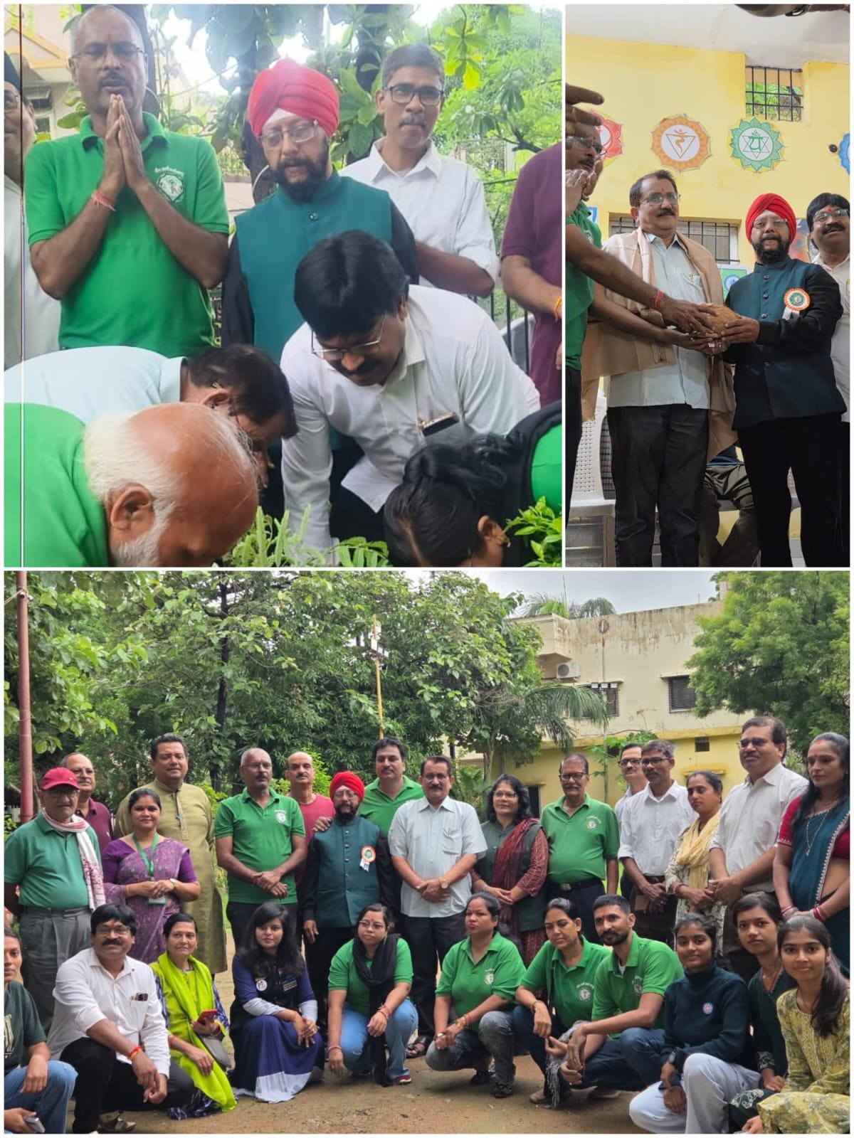 Tree plantation drive held at Vasundhara Garden under the 'Ek Ped Maa Ke Naam' (A Tree in Mother's Name) campaign; pledge taken for environmental conservation.