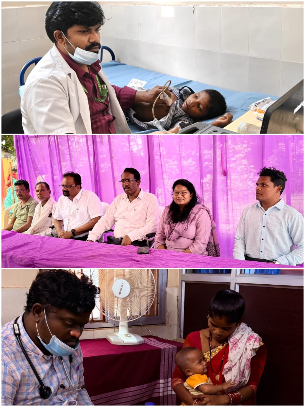 Free treatment provided to 447 people; benefits of Ayushman and Vay Vandana cards also availed.