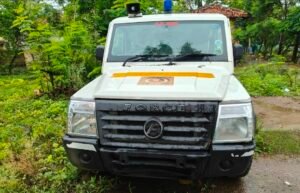 District hospital ambulance ran without a number plate... the official letter raises a major question.