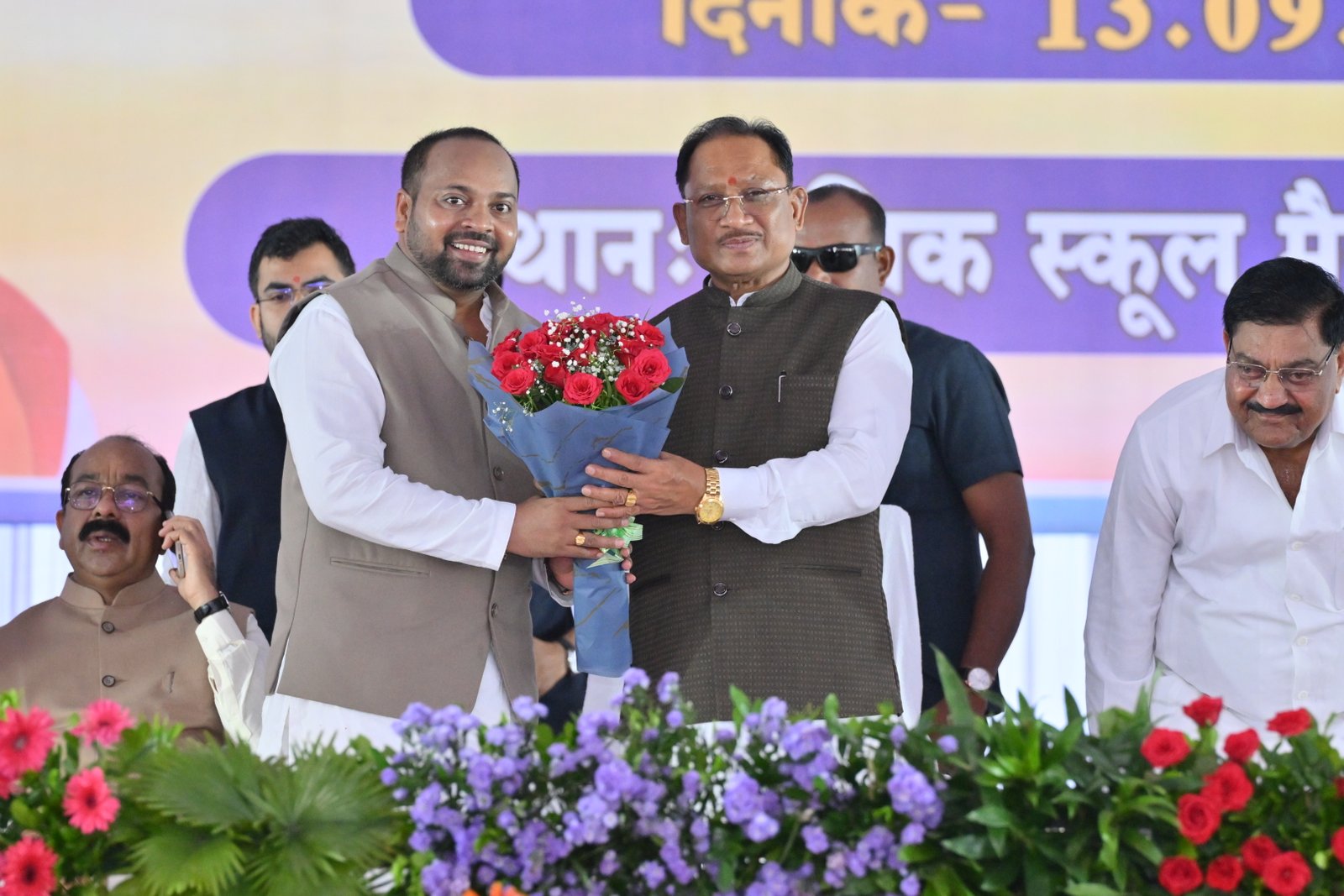 41वें शिक्षक सम्मान समारोह एवं लोकार्पण,भूमिपुजन कार्यक्रम की सफल आयोजन पर MLA दीपेश साहू ने जताया आभार
